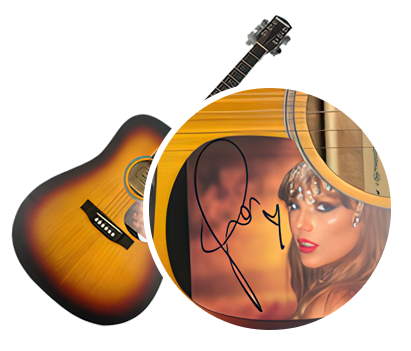 TAYLOR SWIFT SIGNED GUITAR